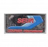Seur Seur - Courier International Blue & Red Spain  Metal. Uploaded by Granotius